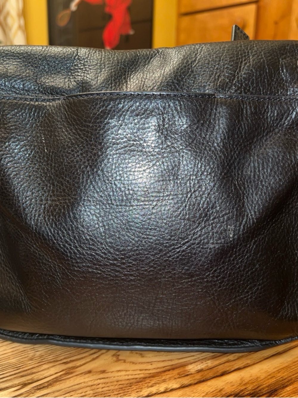 Fossil Black Leather Crossbody Bag with Gold Hardware - Picture 2 of 11